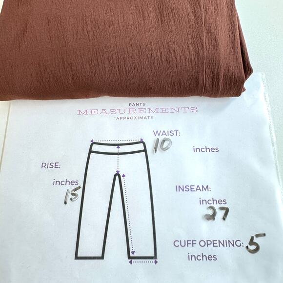 Athleta Women Trekkie Mid Rise Legacy Jogger Pant Size 4 Athleisure Active Brown - Picture 8 of 8